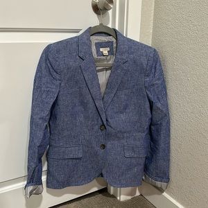 Chambray J Crew Blazer